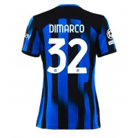 Dres Inter Milan Federico Dimarco #32 Domáci pre Ženy 2023-24 Krátky Rukáv